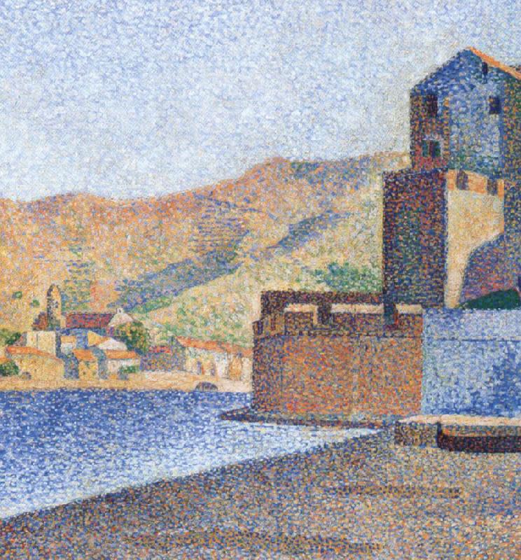 Paul Signac town beacb oil painting picture